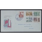 NVPH - E   21, Couverture Premier Jour (Pays-Bas), Émis de l'année:  1955, Adressée (A) - Rabat ouvert (OF)
