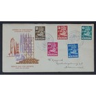 NVPH - , Couverture Premier Jour (Pays-Bas), Émis de l'année:  1950, Adressée (A) - Bord supérieur découpée (TO)