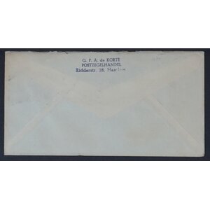 NVPH - E    2, First Day Cover (Netherlands), Issued in the year:  1950, Addressed (A) - Top edge opened (TO)