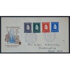 NVPH _ FDC    E.7, First Day Cover, Issued in the year:  1952, Addressed (A) - Top edge opened (TO)