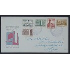 NVPH - E   21, Couverture Premier Jour (Pays-Bas), Émis de l'année:  1955, Adressée (A) - Rabat ouvert (OF)