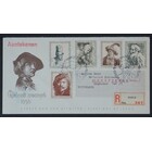 NVPH - E   25, First Day Cover (Netherlands), Issued in the year:  1956, Addressed (A) - Top edge opened (TO)
