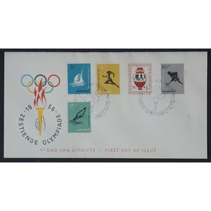 NVPH - E   26, Couverture Premier Jour (Pays-Bas), Émis de l'année:  1956, Vierge (UA) - Rabat fermé (CF)