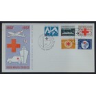 NVPH - E   31, First Day Cover (Netherlands), Issued in the year:  1957, Address erased (ERA) - Open flap (OF)