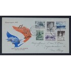 NVPH - E    1, Couverture Premier Jour (Pays-Bas), Émis de l'année:  1950, Adressée (A) - Certificat d’expertise - Rabat ouvert (OF)
