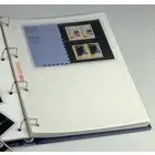 Davo, Cristal, Bladen (4 rings)   2 vaks indeling (165x120 mm.)  voor PZM - Transp/m witte scheidingsbladen - afm: 205x270 mm. ■ per 10 st.