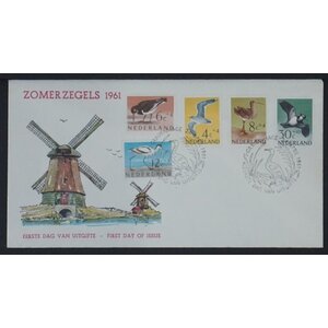 NVPH - E   47, First Day Cover (Netherlands), Issued in the year:  1961, Blank (UA) - Open flap (OF)