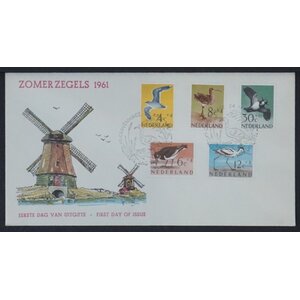 NVPH - E   47, First Day Cover (Netherlands), Issued in the year:  1961, Blank (UA) - Open flap (OF)