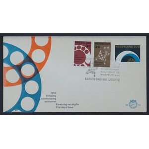 NVPH - E   52, Ersttagsbriefe (Niederlande), Ausgegeben im Jahr:  1962, Leer (UA) - Abweichende Ausführung - Offene Klappe (OF)