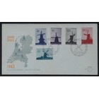 NVPH - E   56, First Day Cover (Netherlands), Issued in the year:  1963, Blank (UA) - Open flap (OF)