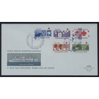 NVPH - E   58, Ersttagsbriefe (Niederlande), Ausgegeben im Jahr:  1963, Leer (UA) - Offene Klappe (OF)