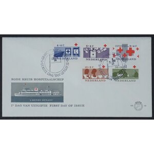NVPH - E   58, Ersttagsbriefe (Niederlande), Ausgegeben im Jahr:  1963, Leer (UA) - Offene Klappe (OF)