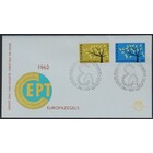 NVPH - E   53, Couverture Premier Jour (Pays-Bas), Émis de l'année:  1962, Vierge (UA) - Rabat ouvert (OF)
