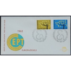 NVPH - E   53, Couvertures Premier Jour, Émis de l'année:  1962, Vierge (UA) - Rabat ouvert (OF)