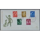 NVPH - E   54, First Day Cover (Netherlands), Issued in the year:  1962, Blank (UA) - Alternative version - Open flap (OF)