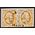 NVPH -    3b, Briefmarke, Ausgegeben im Jahr:  1852, Gestempelt (U) - Befund  - Paar