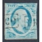 NVPH -    1, Postzegel, Uitgegeven in het jaar:  1852, Gestempeld (U)