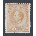 NVPH -   23, Briefmarke, Ausgegeben in den Jahren:  1872 - 1888, Ungebraucht ohne Gummierung (MNG)