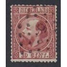 NVPH -     8, Postage stamp (Netherlands), Issued in the years:  1867-1868, Used (U) -
