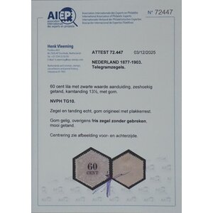 NVPH: TG.10 - Nederland - Telegramzegel