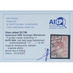 NVPH:   80 A - Netherlands - Postage stamp