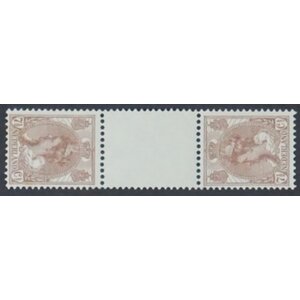 NVPH -    61c, Postage stamp (Netherlands), Issued in the years:  1899-1921, Mint Not Hinghed (MNH) - Expert attestation  - Tête-bêche
