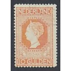 NVPH -   101b, Timbre (Pays-Bas), Émis de l'année:  1913, Oblitéré (U) - Défaut de planche 101PM  - Attestation