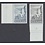 NVPH - LP  12-13, Airmail stamps (Netherlands), Issued in the year:  1951, Mint Not Hinghed (MNH) - Expert certificate - With margin
