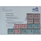 NVPH - P.31-43, Timbres affranchissementTimbres de port, Émis de l'année:  1907, Neuf avec Charnière (MH) - Attestation