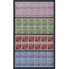 NVPH -   208-211, Timbres (Pays-Bas), Émis de l'année:  1927, Neuf sans Charnière (MNH) - Défaut de planche 209PM  - Attestation  - Bloc van 12