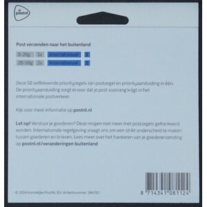 NVPH -  3153, Mailer (Netherlands), Issued in the year:  2021, Mint Not Hinghed (MNH) - PostNL