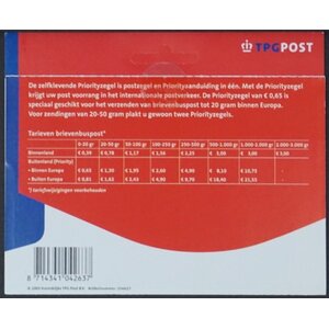 NVPH -  2320, Mailer (Nederland), Uitgegeven in het jaar:  2005, Postfris (MNH) - TPG Post