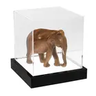 Presentation Cube made of crystal-clear acrylic, integrated LED base lighting  – size 150x150x150 mm ■ per piece
