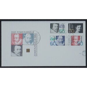 NVPH - , Couverture Premier Jour (Pays-Bas), Émis de l'année:  1983, Vierge (UA) - Certificat d’expertise - Rabat ouvert (OF)