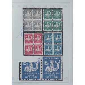 NVPH: R.82-85 - Pays-Bas - Timbre de Rouleaux