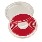 Muntcapsules - Rond - met afstand ringen (Rood) - voor munten: Ø 16-39 mm - Grips (vario) ■ per 10 stuks
