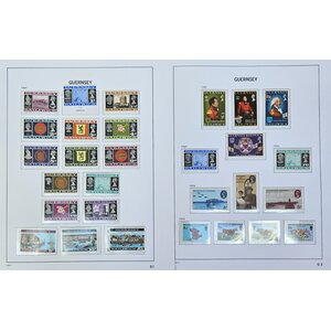 Guernsey – 1969–2013 – Außergewöhnlich Erweiterte Komplette Sammlung in 4 Davo De Luxe Alben – Postfrisch (MNH)
