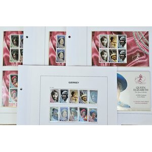 Guernsey – 1969–2013 – Außergewöhnlich Erweiterte Komplette Sammlung in 4 Davo De Luxe Alben – Postfrisch (MNH)