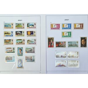 Jersey – 1969–2015 – Collection complète exceptionnellement étendue en 4 albums Davo De Luxe – Neuf sans charnière (MNH)