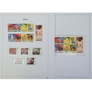 Jersey – 1969–2015 – Collection complète exceptionnellement étendue en 4 albums Davo De Luxe – Neuf sans charnière (MNH)
