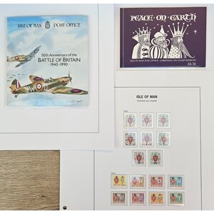 Isle of Man – 1969–2014 – Collection complète exceptionnellement étendue en 4 albums Davo De Luxe – Neuf sans charnière (MNH)