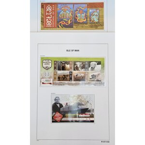 Isle of Man – 1969–2014 – Collection complète exceptionnellement étendue en 4 albums Davo De Luxe – Neuf sans charnière (MNH)
