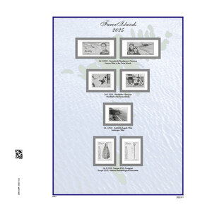 Nachtrag Jahr: 2025 - Färöer Inseln - Typ: DeLuxe - Blätter für Basisalbum, N°: 2025 info, 1-2, B1-3, H1-3, F1 (1 Stk.) - Davo (2 Löcher)