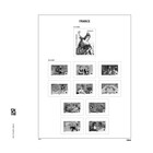 Supplement year: 2025 - France - type: DeLuxe - sheets for Stamps out of Blocks, N°: 396a-396n(14 pcs.) - Davo (2 Holes)