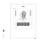 Supplément année: 2025 - France - type: DeLuxe - , N°: B257a-b, B258a, B266a (4  pcs.) - Davo (2 Trous)