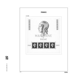 Supplément année: 2025 - France - type: DeLuxe - , N°: B257a-b, B258a, B266a (4  pcs.) - Davo (2 Trous)