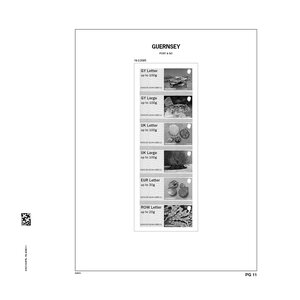 Nachtrag Jahr: 2025 - Guernsey - Typ: DeLuxe - Blatt für Basisalbum, N°: PG11- (1 Stk.) - Davo (2 Löcher)