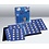 TOPset, Supplement - Euro coin sets - AD, LV, LT, HR- without capsules - Sheet 6 - Transp/blue preprint sheet - dim: 185 x 230 mm.
