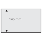 Stock cards – 1 strip – 210 × 145 mm (A5) – sturdy black plastic – suitable for stamps and collectibles ■ per 10 pieces