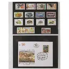 Einsteckblätter Favorit (751) – transparent – 240 × 297 mm – geeignet für 4 A5 Einsteckkarten – strapazierfähiger Kunststoff – 14 Ringe ■ pro 5 Stück